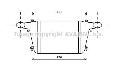 AVA QUALITY COOLING dn4364 -  Интеркулер